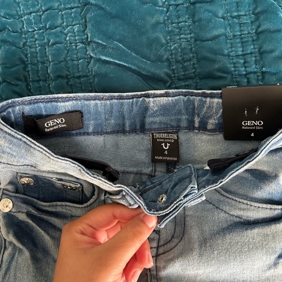 kids size 4 true religion jeans - Picture 2 of 3